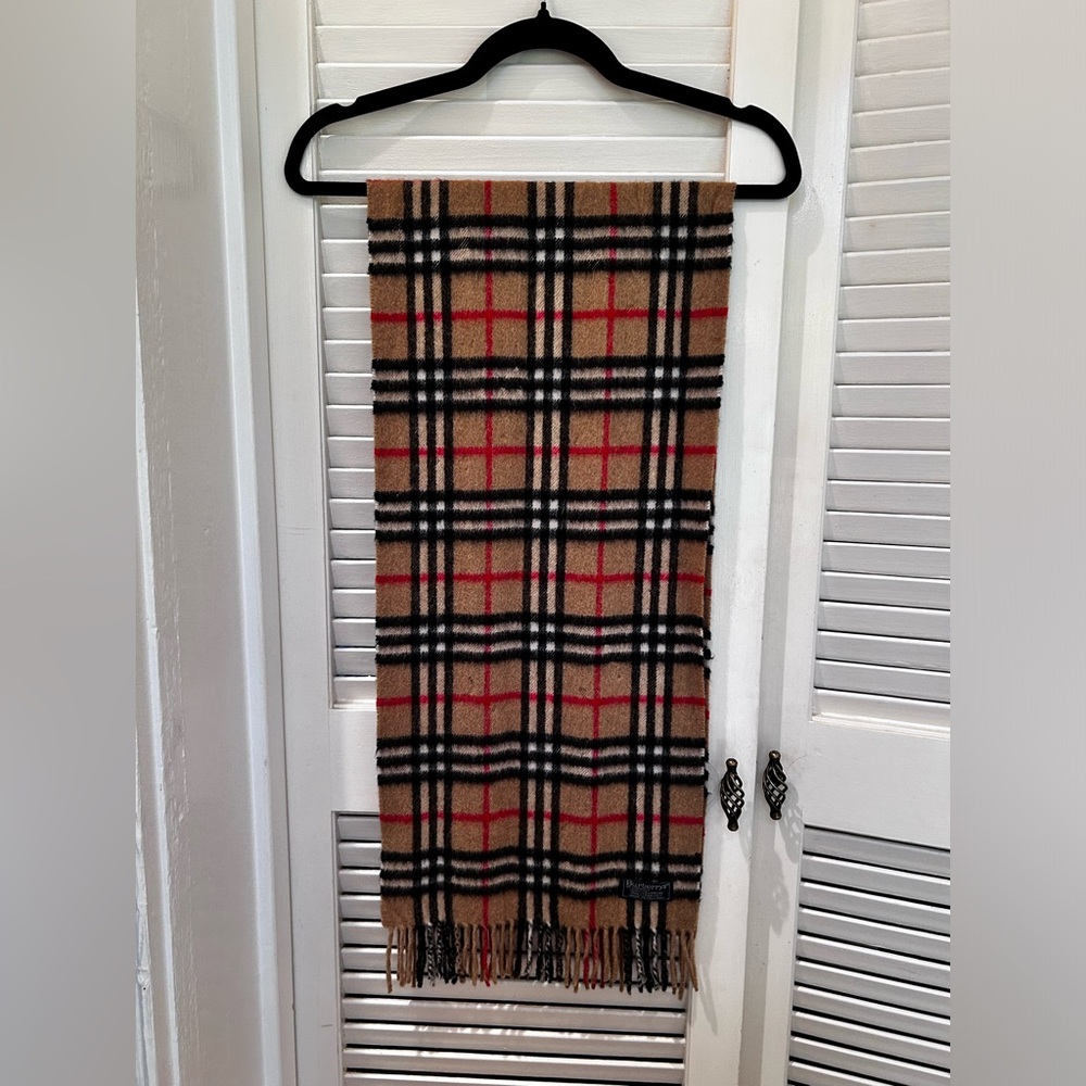 Burberry 100% Cashmere Vintage Scarf